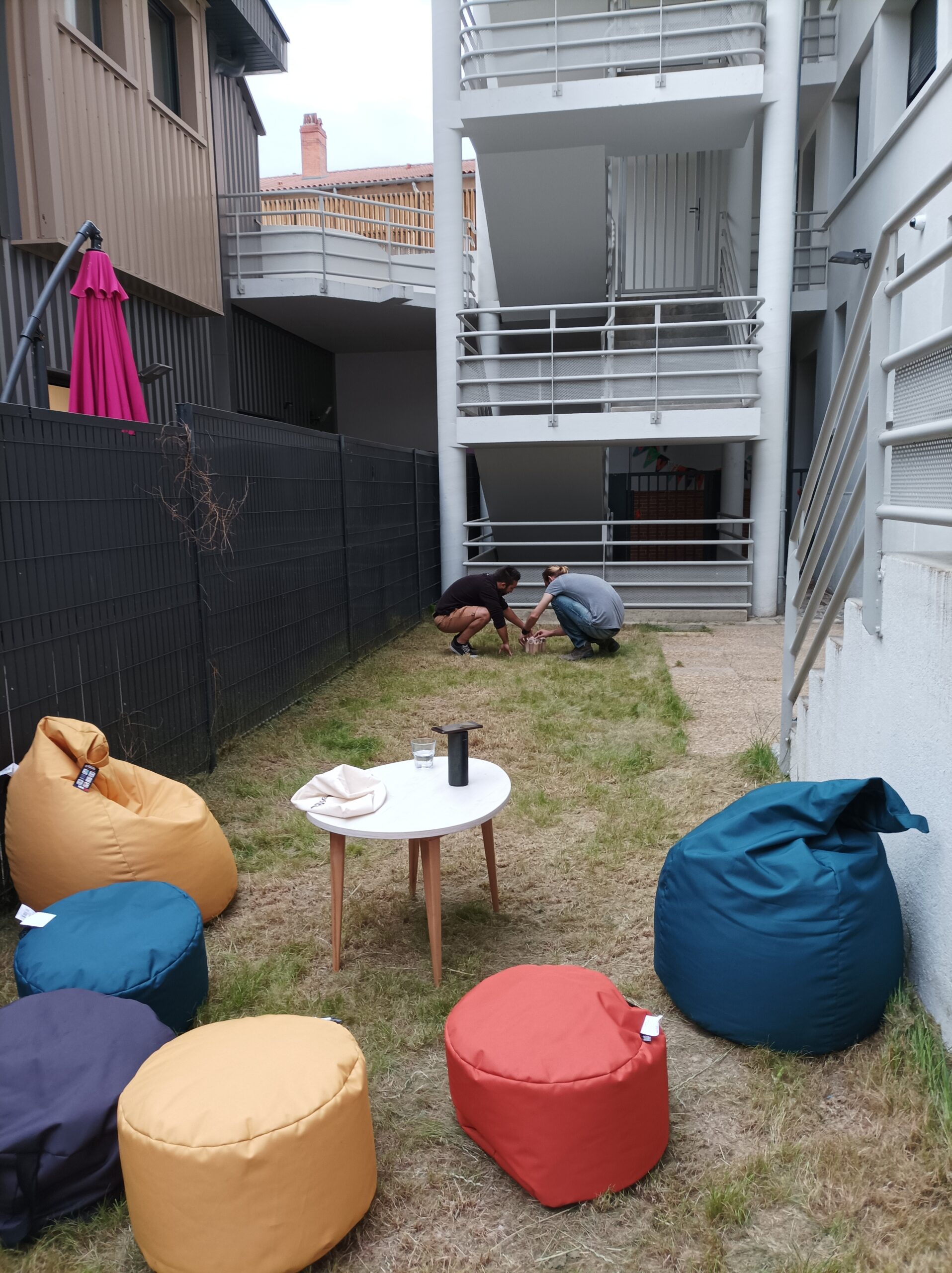 Aménagement du jardin des Demoiselles Habitat Jeunes Ô Toulouse