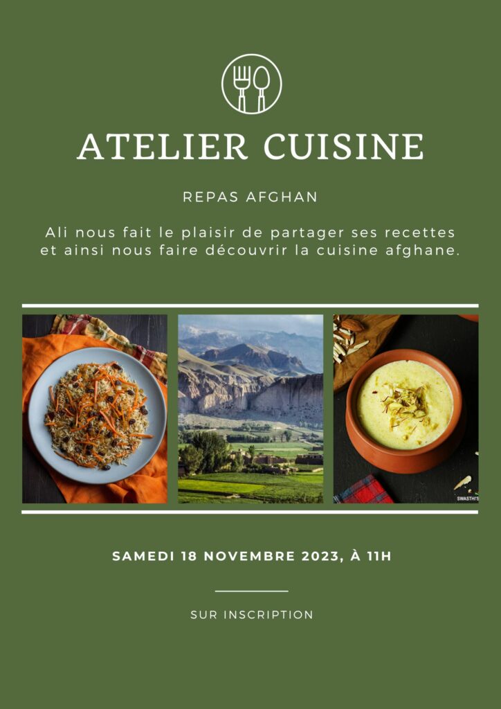 affiche repas Afghan